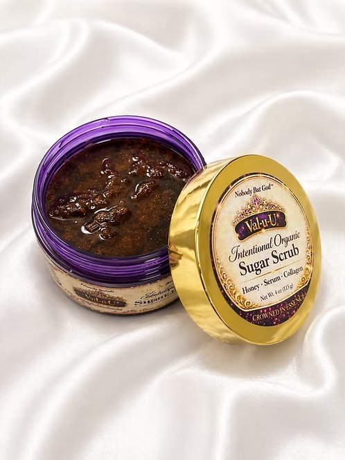 Crowned in Essence Intentional Organic Sugar Scrub