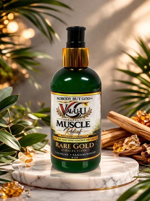 ValuU Therapeutic Muscle Relief Lotion – Rare Gold Collection